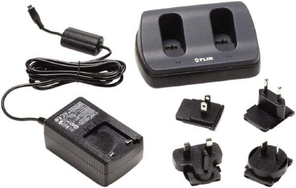 FLIR - Thermal Imaging Battery Charger - Use with FLIR Exx Series Thermal Cameras & FLIR Exxbx Series Thermal Cameras - Exact Tool & Supply