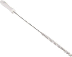 Vikan - 0.4" Diam Polyester Valve Brush - 19-5/8" OAL, 5-11/16" Head Length, Polypropylene & Stainless Steel Handle - Exact Tool & Supply