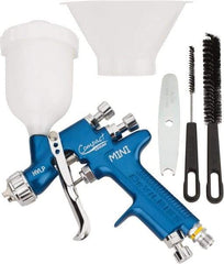 DeVilbiss - Gravity Feed High Volume/Low Pressure Paint Spray Gun - 100 Max psi, For High Solids, Industrial Automotive, Waterborne - Exact Tool & Supply