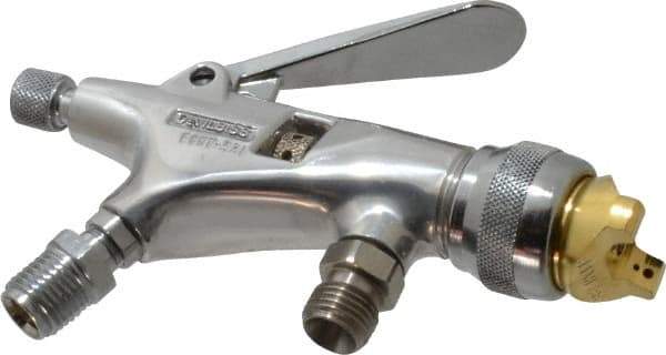 DeVilbiss - High Volume/Low Pressure Paint Spray Gun - 100 Max psi, For High Solids, Industrial Automotive, Waterborne - Exact Tool & Supply