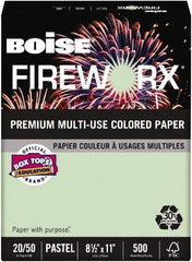 Boise - 8-1/2" x 11" Green Colored Copy Paper - Use with Laser Printers, Copiers, Plain Paper Fax Machines, Multifunction Machines - Exact Tool & Supply