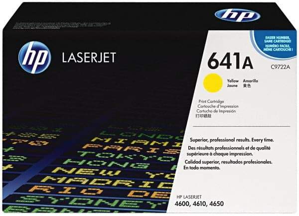 Hewlett-Packard - Yellow Toner Cartridge - Use with HP Color LaserJet 4600, 4650 - Exact Tool & Supply