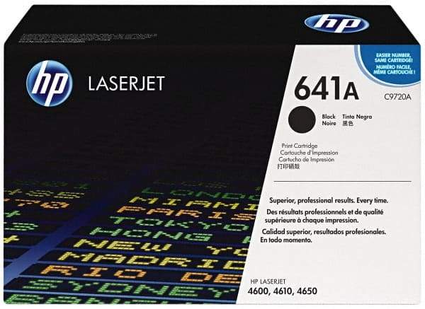 Hewlett-Packard - Black Toner Cartridge - Use with HP Color LaserJet 4600, 4650 - Exact Tool & Supply