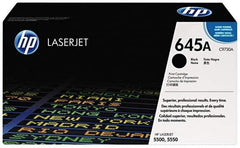 Hewlett-Packard - Black Toner Cartridge - Use with HP Color Laser Jet 5500, 5550 - Exact Tool & Supply