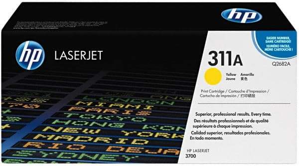 Hewlett-Packard - Yellow Toner Cartridge - Use with HP Color LaserJet 3700 - Exact Tool & Supply
