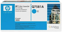 Hewlett-Packard - Cyan Toner Cartridge - Use with HP Color LaserJet 3800, CP3505 - Exact Tool & Supply