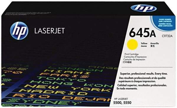Hewlett-Packard - Yellow Toner Cartridge - Use with HP Color Laser Jet 5500, 5550 - Exact Tool & Supply