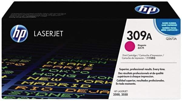 Hewlett-Packard - Magenta Toner Cartridge - Use with HP Color Laser Jet 3500, 3550 - Exact Tool & Supply