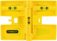 Stanley - Post Levels Side Width (Decimal Inch): 6.1250 Number of Vials: 3 - Exact Tool & Supply