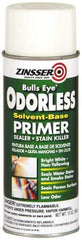 Zinsser - 15 oz Flat White Spray Primer - 350 to 450 Sq Ft Coverage, Quick Drying - Exact Tool & Supply