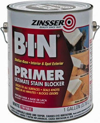 Zinsser - 1 Gal White Primer - 400 to 500 Sq Ft Coverage, 549 gL Content, Quick Drying - Exact Tool & Supply
