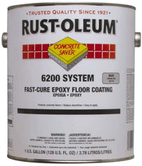 Rust-Oleum - 1 Gal Can Semi Gloss Dunes Tan Floor Coating - <250 g/L VOC Content - Exact Tool & Supply