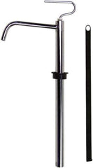 Value Collection - 3/4" Outlet, Steel Hand Operated Drum Pump - 4 oz per Stroke, 18-1/2" OAL, For Petroleum Based Products - Exact Tool & Supply