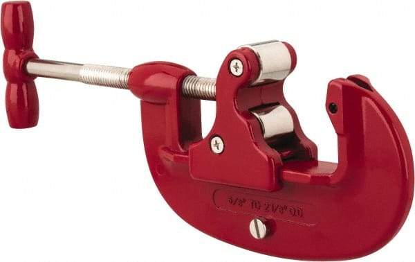 Value Collection - 5/8" to 2-1/8" Pipe Capacity, Tube Cutter - Cuts Copper - Exact Tool & Supply