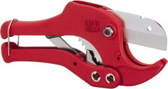 Value Collection - 1/8" to 1-5/8" Pipe Capacity, Pipe Cutter - Cuts Plastic - Exact Tool & Supply