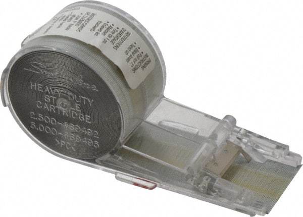 Swingline - 3/8" Leg Length, Galvanized/Low-Carbon Steel Staple Cartridge Roll - 70 Sheet Capacity, For Use with Swingline Heavy-Duty 270 - Exact Tool & Supply