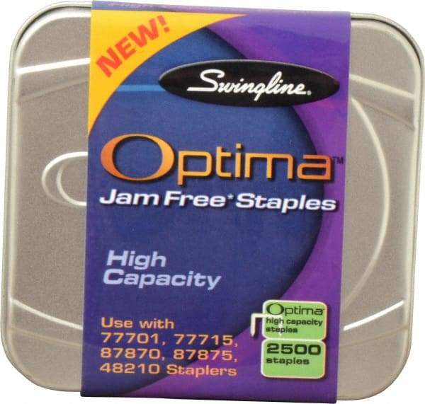 Swingline - 3/8" Leg Length, Galvanized/Low-Carbon Steel High Capacity Staples - 70 Sheet Capacity, For Use with 125 Full Strip Swinglines 77701 & 77715 - Exact Tool & Supply