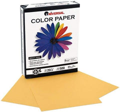 UNIVERSAL - 8-1/2" x 11" Goldenrod Copy Paper - Use with Laser Printers, Copiers, Offset Presses, Spirit Duplicators - Exact Tool & Supply