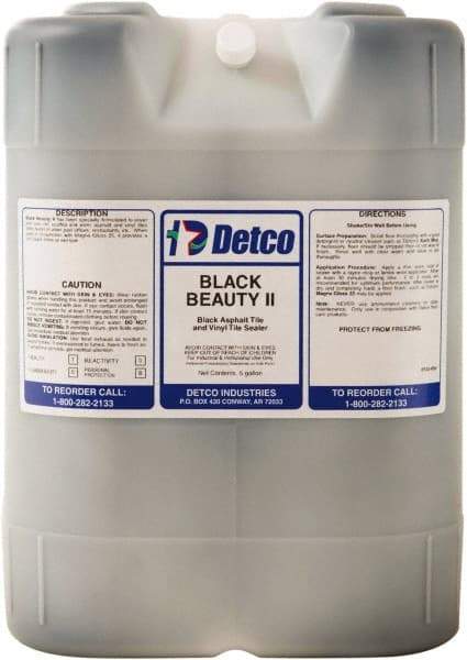 Detco - 5 Gal Container Finish - Use on Resilient Flooring - Exact Tool & Supply