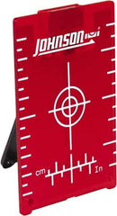 Johnson Level & Tool - Laser Level Magnetic Floor Target - Use With Laser Levels - Exact Tool & Supply