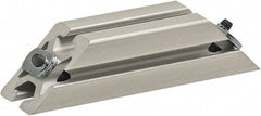 80/20 Inc. - 40mm Wide, Open Shelving Accessory/Component - Aluminum, Clear Anodized Finish, 160mm Long, Use with 4040 - Exact Tool & Supply