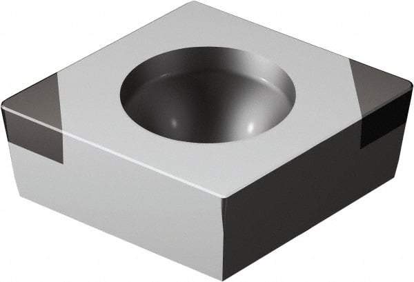 Sandvik Coromant - CCGW32.51 Grade 7025 CBN Turning Insert - Uncoated, 80° Diamond, 3/8" Inscr Circle, 5/32" Thick, 1/64" Corner Radius - Exact Tool & Supply