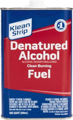 Klean-Strip - 1 Qt Denatured Alcohol - 790 gL VOC Content, Comes in Can - Exact Tool & Supply