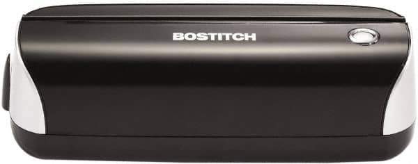 Stanley Bostitch - Paper Punches Type: 12 Sheet Electric Three Hole Punch Color: Black - Exact Tool & Supply