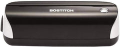 Stanley Bostitch - Paper Punches Type: 12 Sheet Electric Three Hole Punch Color: Black - Exact Tool & Supply