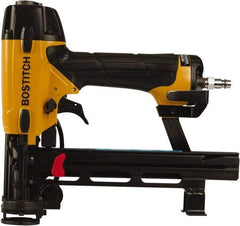 Stanley Bostitch - 5/16" Crown, 18 Gauge, 160 Staple Capacity Power Stapler - 1/4" Inlet, 70 to 100 psi Air Pressure, - Exact Tool & Supply
