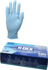 SHOWA - Size S, 4 mil, Industrial Grade, Powder Free Nitrile Disposable Gloves - Exact Tool & Supply
