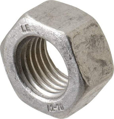 Value Collection - M30x3.50 Metric Coarse Stainless Steel Right Hand Hex Nut - 46mm Across Flats, 24mm High, Uncoated - Exact Tool & Supply