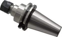 Parlec - 0.5mm to 10mm Capacity, 3.12" Projection, CAT40 Taper Shank, ER16 Collet Chuck - 5.81" OAL - Exact Tool & Supply