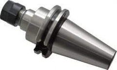 Parlec - 0.5mm to 10mm Capacity, 3.12" Projection, CAT40 Taper Shank, ER16 Collet Chuck - 5.81" OAL - Exact Tool & Supply