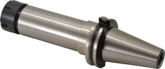 Parlec - 1mm to 16mm Capacity, 6.12" Projection, CAT40 Taper Shank, ER25 Collet Chuck - 8.81" OAL - Exact Tool & Supply