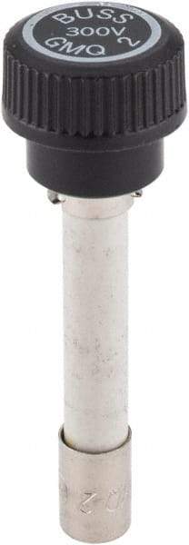 Cooper Bussmann - 300 VAC, 2 Amp, Time Delay Size Rejecting/NonRejecting Fuse - Fuse Holder Mount, 2-1/4" OAL, 10 at AC kA Rating, 15.9mm Diam - Exact Tool & Supply
