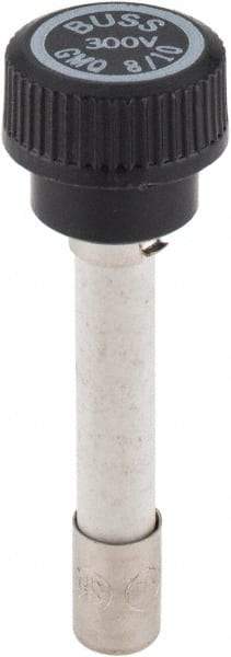 Cooper Bussmann - 300 VAC, 0.8 Amp, Time Delay Size Rejecting/NonRejecting Fuse - Fuse Holder Mount, 2-1/4" OAL, 10 at AC kA Rating, 15.9mm Diam - Exact Tool & Supply