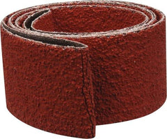 3M - 2" Wide x 72" OAL, 36 Grit, Ceramic Abrasive Belt - Ceramic, Very Coarse, Coated, YF Weighted Cloth Backing, Wet/Dry, Series 977F - Exact Tool & Supply