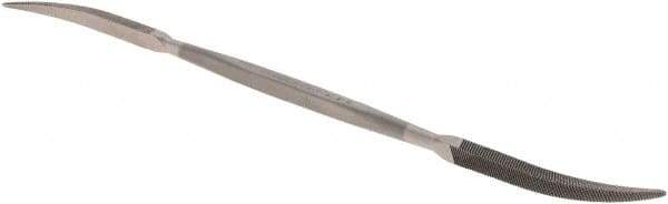 Grobet - 7" Riffler Precision Swiss Pattern File - Silversmith's Handle - Exact Tool & Supply