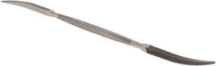 Grobet - 7" Riffler Precision Swiss Pattern File - Silversmith's Handle - Exact Tool & Supply