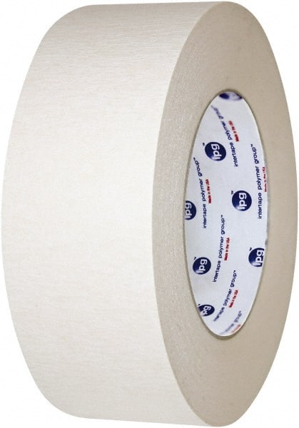 Intertape - 2" Wide x 36 Yd Long x 7 mil Tan/Natural Paper Masking Paper - Exact Tool & Supply