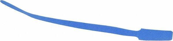 SpeedTech - 15" Long Blue Nylon & Polyethylene Hook & Loop Strap - 50 Lb Tensile Strength - Exact Tool & Supply