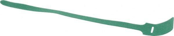 SpeedTech - 15" Long Green Nylon & Polyethylene Hook & Loop Strap - 50 Lb Tensile Strength - Exact Tool & Supply