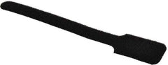 SpeedTech - 6" Long Black Nylon & Polyethylene Hook & Loop Strap - 40 Lb Tensile Strength - Exact Tool & Supply