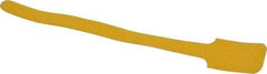 SpeedTech - 8" Long Yellow Nylon & Polyethylene Hook & Loop Strap - 40 Lb Tensile Strength - Exact Tool & Supply