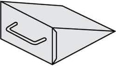 NMC - 10" Wide x 6" High x 8" Deep, Steel Wheel Chock - Exact Tool & Supply