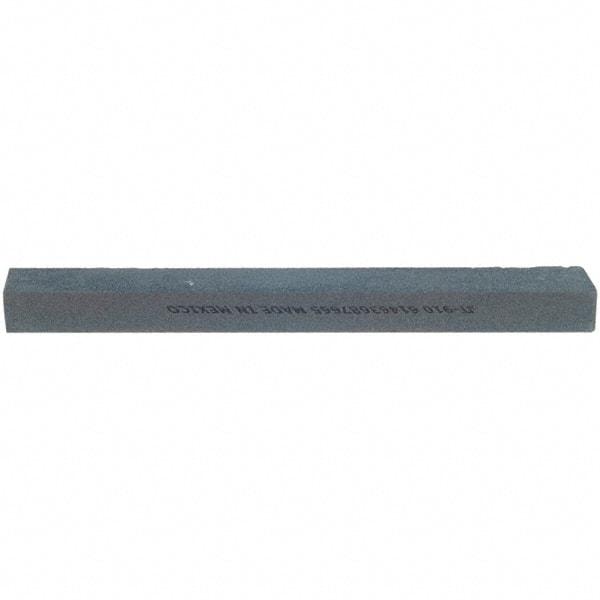 Norton - 10" Long x 1-1/4" Wide x 3/4" Thick, Silicon Carbide Sharpening Stone - Flat, Medium Grade - Exact Tool & Supply