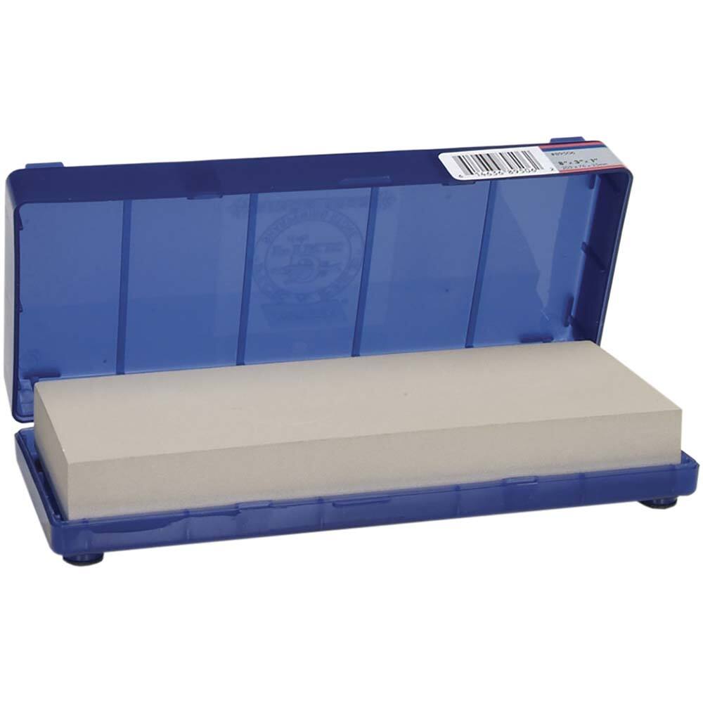 Norton - Sharpening Stones; Stone Material: Synthetic Ruby ; Overall Width/Diameter (Inch): 3 ; Overall Length (Inch): 8 ; Overall Thickness (Inch): 1 ; Grade: Fine ; Shape: Rectangle - Exact Tool & Supply