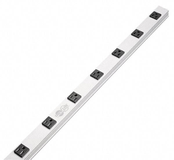Tripp-Lite - 12 Outlets, 120 Volts, 15 Amps, 15' Cord, Power Outlet Strip - Raceway Mount, 5-15P NEMA Configuration, 36" Strip, cUL Listed, UL1363 - Exact Tool & Supply