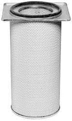 Value Collection - 12-3/4" Diam x 8-3/8" Deep Air Cleaner 14" x 16" Flange Filter - Cellulose - Exact Tool & Supply